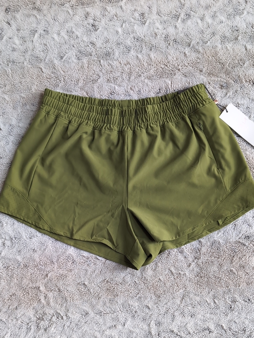 CALIA Mid Rise Infinity Dark Green Run Short
